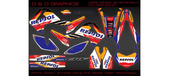 Honda CRF250L CRF250M "Repsol" Full graphics kit