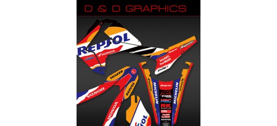 Honda CRF250L CRF250M "Repsol" Full graphics kit