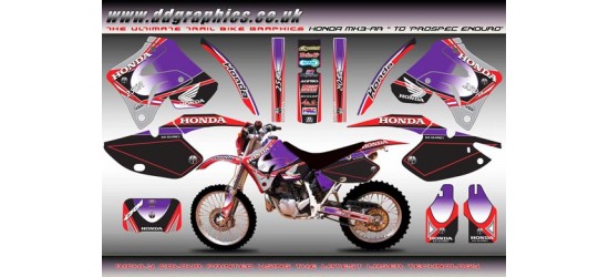 Honda CRM250 Mk3 AR "Prospec Enduro" Full Graphics Kit.