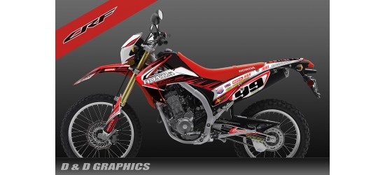 Honda CRF250L CRF Prospec Graphics Kit.