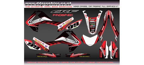 Honda CRF250L CRF Prospec Graphics Kit.