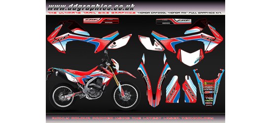 Honda CRF250L" Honda MX" Full Graphics Kit