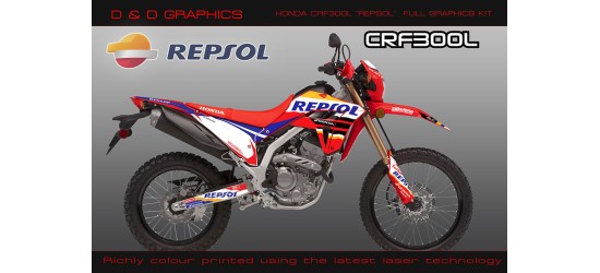 Honda CRF300L "Repsol" Full graphics kit