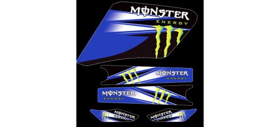 TTR250 "Monster " Tank Graphics kit Blue