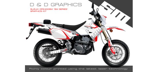 DRZ400 SM 400S 400E SM Series Full Graphics Kit 