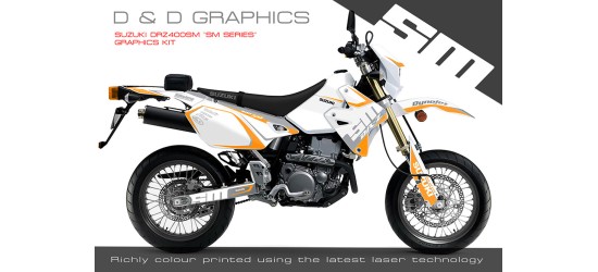 DRZ400 SM 400S 400E SM Series Full Graphics Kit 