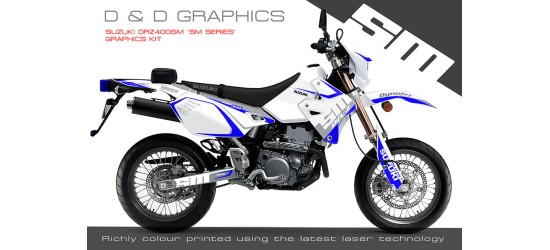 DRZ400 SM 400S 400E SM Series Full Graphics Kit 