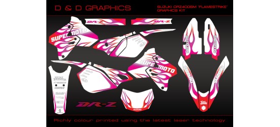 DRZ400 SM FlameStrike Graphics Kit