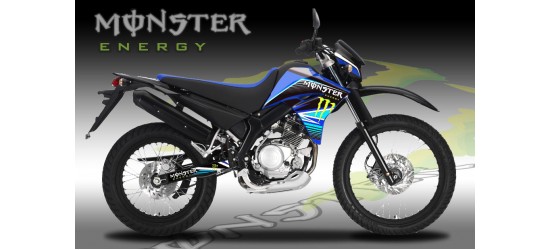 Yamaha XT125 Monster graphics kit.