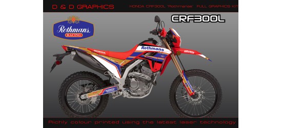 Honda CRF300L "Rothmans Racing" Full graphics kit