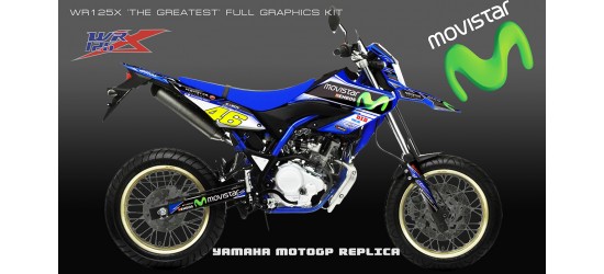 Yamaha WR125R wr125x  "The Greatest" Full Graphics Kit