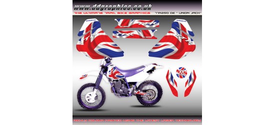 Yamaha TTR250 OE "Union Jack" Tank Graphics Kit