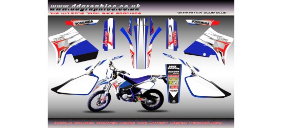 Yamaha WR200 "Yamaha MX " Full Graphics Kit blue