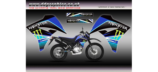 Yamaha XT125 Monster graphics kit.