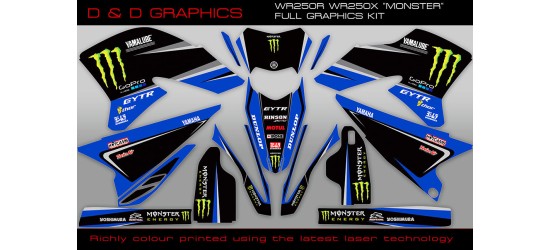 Yamaha WR250R WR250X Monster Graphics Kit