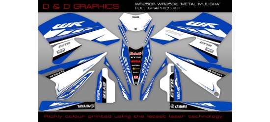 WR250X  WR250R Racer full Graphics kit.