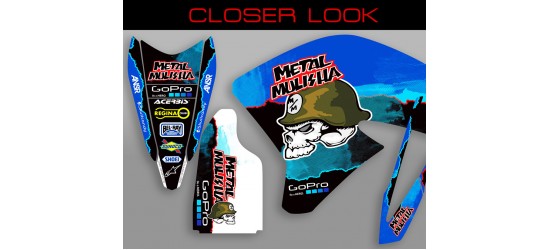 WR250X WR250R Metal Mulisha Full Graphics Kit 