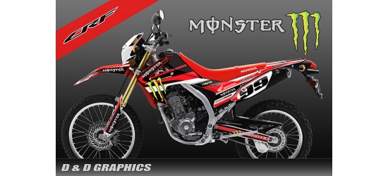 Honda CRF250L "Monster" Graphics Kit