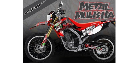 Honda CRF250L CRF250M "metal mulishal" Full graphics kit