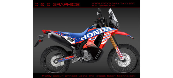Honda CRF300 Rally "Rally Pro" Full Graphics kit Honda CRF300 Rally "Rally Pro" Full Graphics kit
