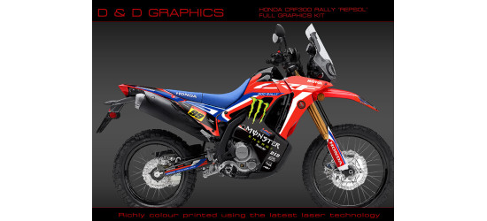 Honda CRF300 Rally Monster Full Graphics kit