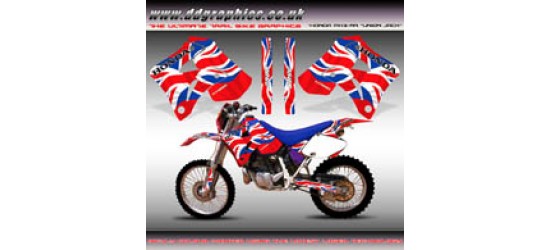 Honda CRM250 Mk3 AR "Union Jack" Tank Graphics Kit