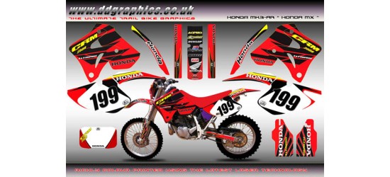 Honda CRM250 Mk3 AR "Honda MX" Full Graphics Kit.