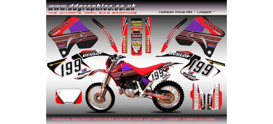 Honda CRM250 Mk3 AR "Laser" Full Graphics Kit.