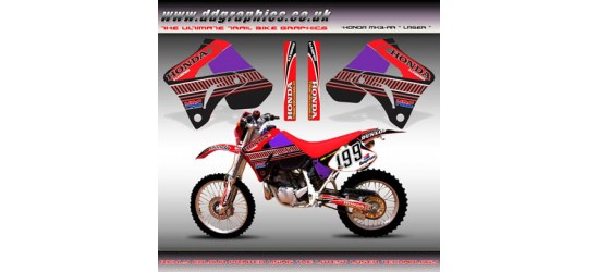 Honda CRM250 Mk3 AR "Laser" Tank Graphics Kit.