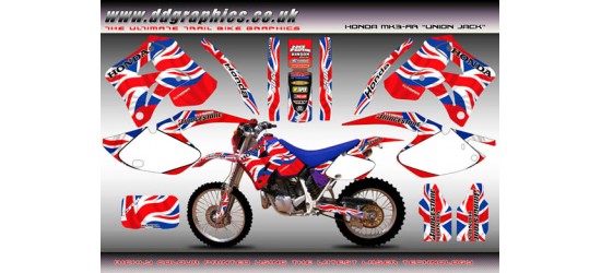 Honda CRM250 Mk3 AR "Union Jack"Full Graphics Kit.