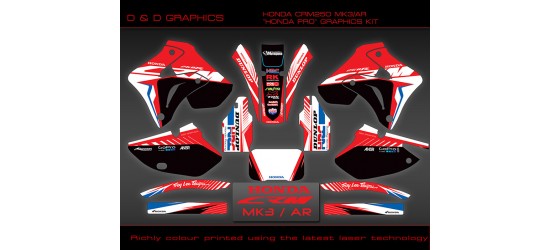 Honda CRM250 "Honda Pro" Graphics kit