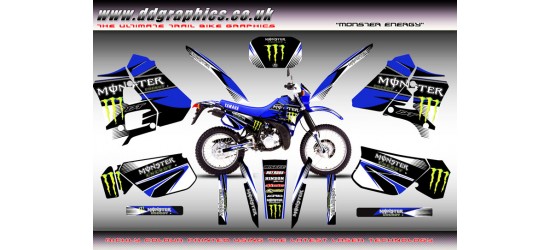 DT125R / 200R"Monster" Full Graphic Kit " Blue".