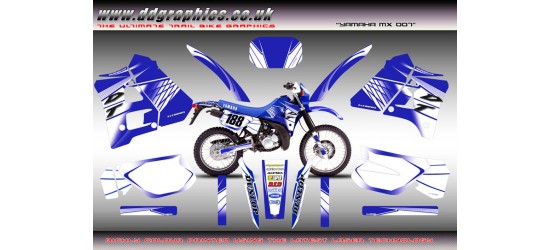 DT125R / 200R "Yamaha MX 07" Full Graphic Kit.