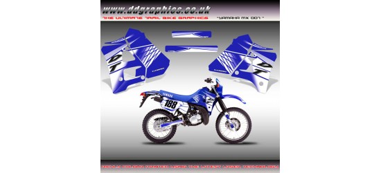 DT125R / 200R "Yamaha MX " Tank Graphic Kit.