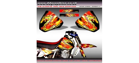 Honda XR600 "dragon X "Tank Graphic Kit