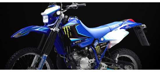 Yamaha DT125RE / X  Lanza  " Monster " Full Graphic Kit blue