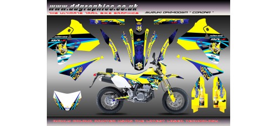 Suzuki DRZ 400SM "Corona" Full Graphic Kit