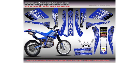 TTR250 "Chrome Fire" Full Graphic kit.