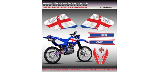 TTR 250 "England Flag" Tank Graphics Kit