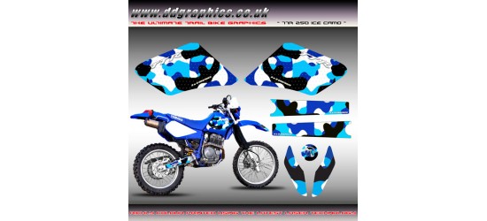 TTR 250 "Ice Camo" Tank Graphics Kit