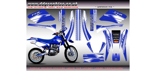 TTR 250 " Yamaha MX" full Graphics Kit