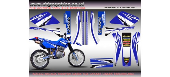 TTR250 "Yamaha MX Pro" Full Graphics kit.