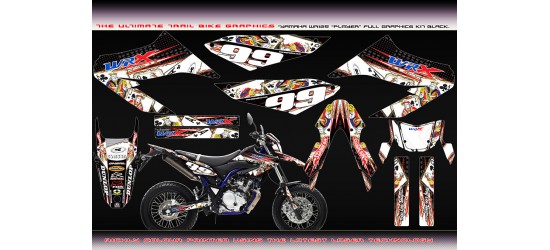 Yamaha WR25R wr125x player Graphics kit black