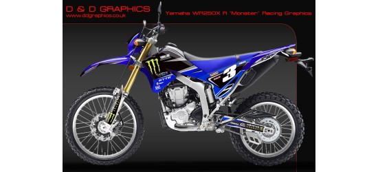Yamaha WR250R WR250X Monster Graphics Kit