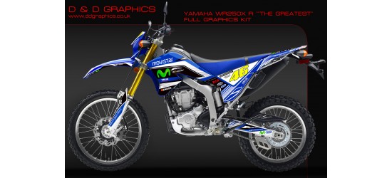 Yamaha WR250R WR250X "The Greatest" " Full Graphics Kit blue