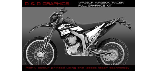 WR250X  WR250R Racer full Graphics kit.
