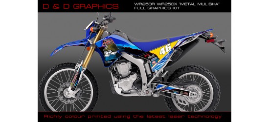 WR250X WR250R Metal Mulisha Full Graphics Kit 