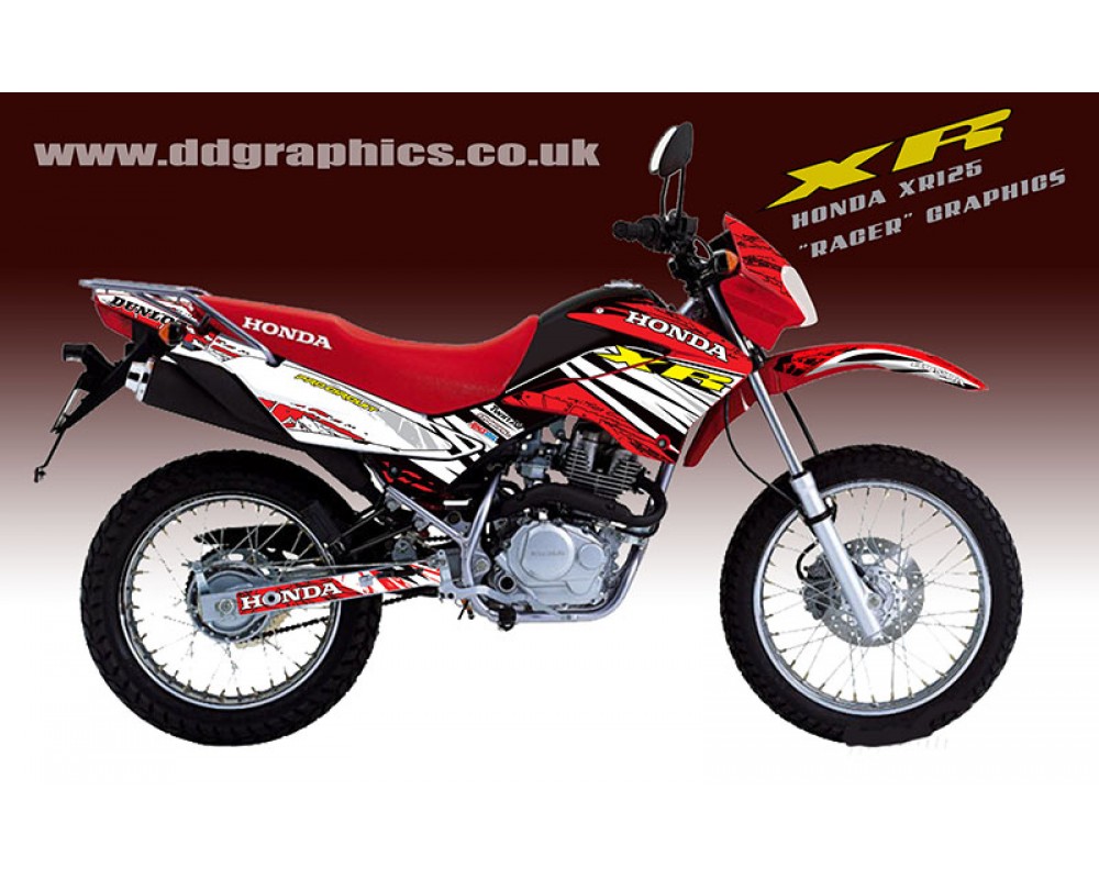 Honda Xr125 New Xr Racing Team Graphics Kit